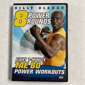 Billy Blanks Tae Bo 8 One Minute Power Rounds Workouts DVD Exercise Active 2004